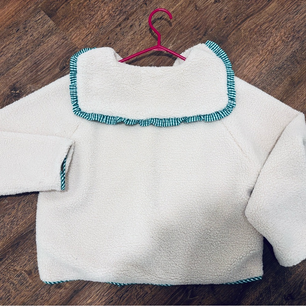 Things Between - Thea Jacket - Cream/Green - Picture 4 of 5